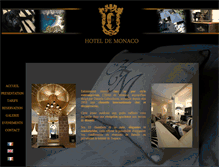 Tablet Screenshot of hoteldemonaco.com